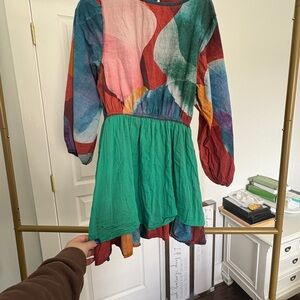 Oliphant Multicolor Long Sleeve Dress